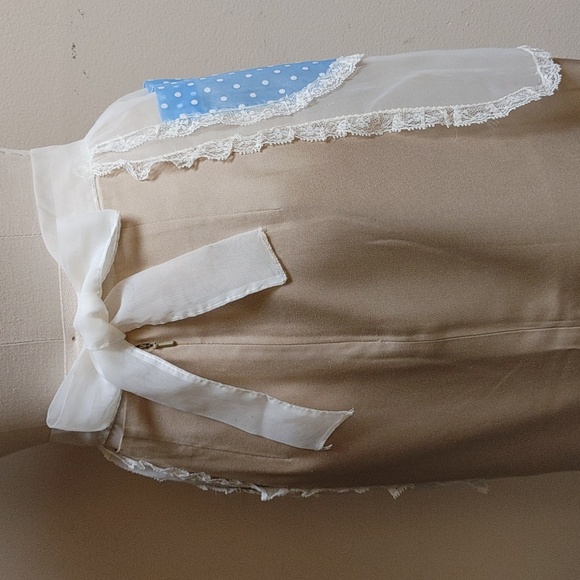 Vintage Organdy Apron - Picture 7 of 8